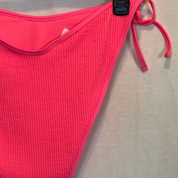 AA-27 Aerie NWOT Pink Side Tie‎ Cheekiest Bikini Bathing Suit Bottom Size XL - Picture 6 of 10